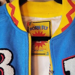 Born Fly Men's Blue Blazer Tracksuit